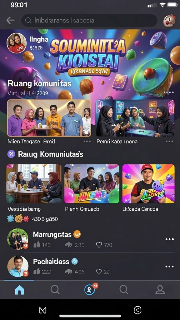 furla77 - Tangkapan layar karakter dengan berbagai item.