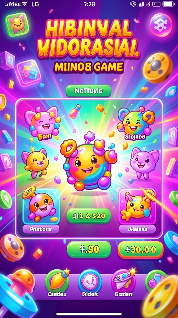 mg108 - Ilustrasi level yang penuh warna dan berciri khas.