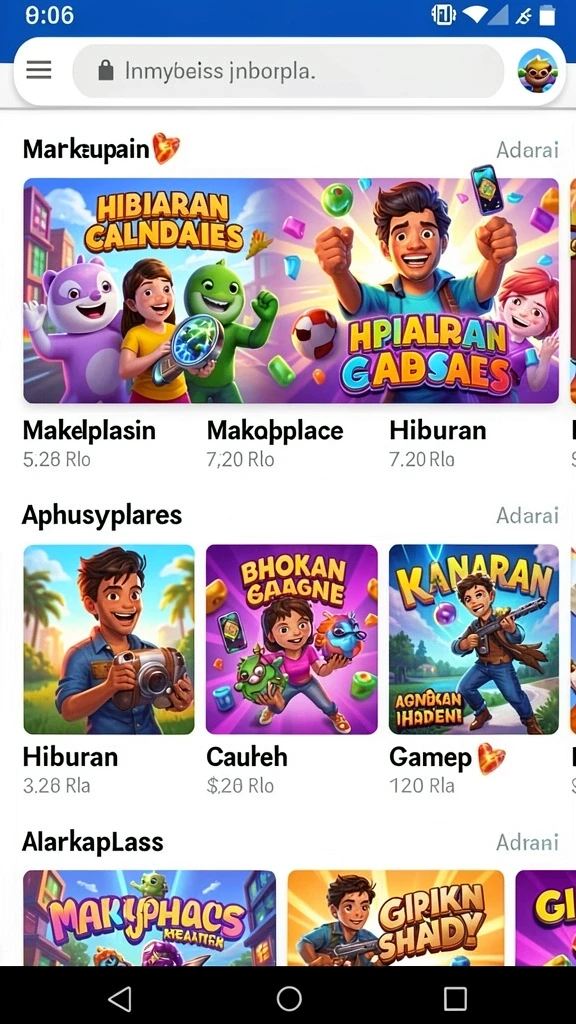 surgaplay - Tampilan antarmuka yang menarik dan mudah digunakan.